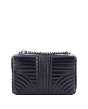 Prada Pre-Owned チェーンフラップ Diagramme キルテッド レザー ラージ ショルダーバッグ - サムネイル2