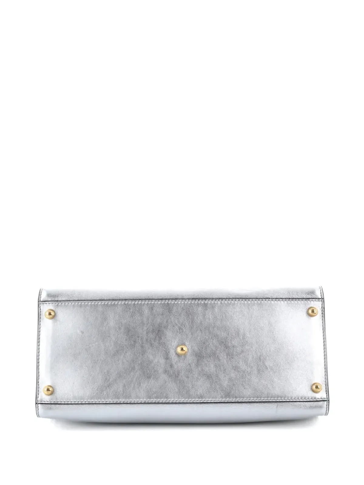 Fendi Pre-Owned サンシャインショッパー レザー ミディアム トートバッグ - メタリック - 画像4