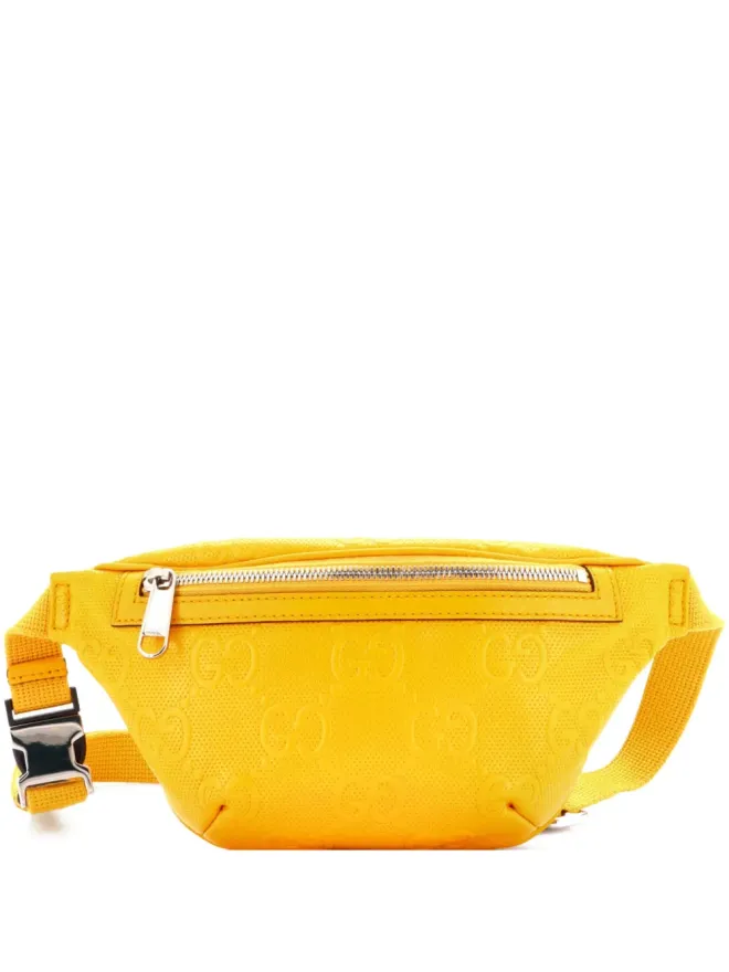 Gucci Pre-Owned Gucci Pre-Owned GGエンボス加工パーフォレーテッドレザー ベルトバッグの商品画像