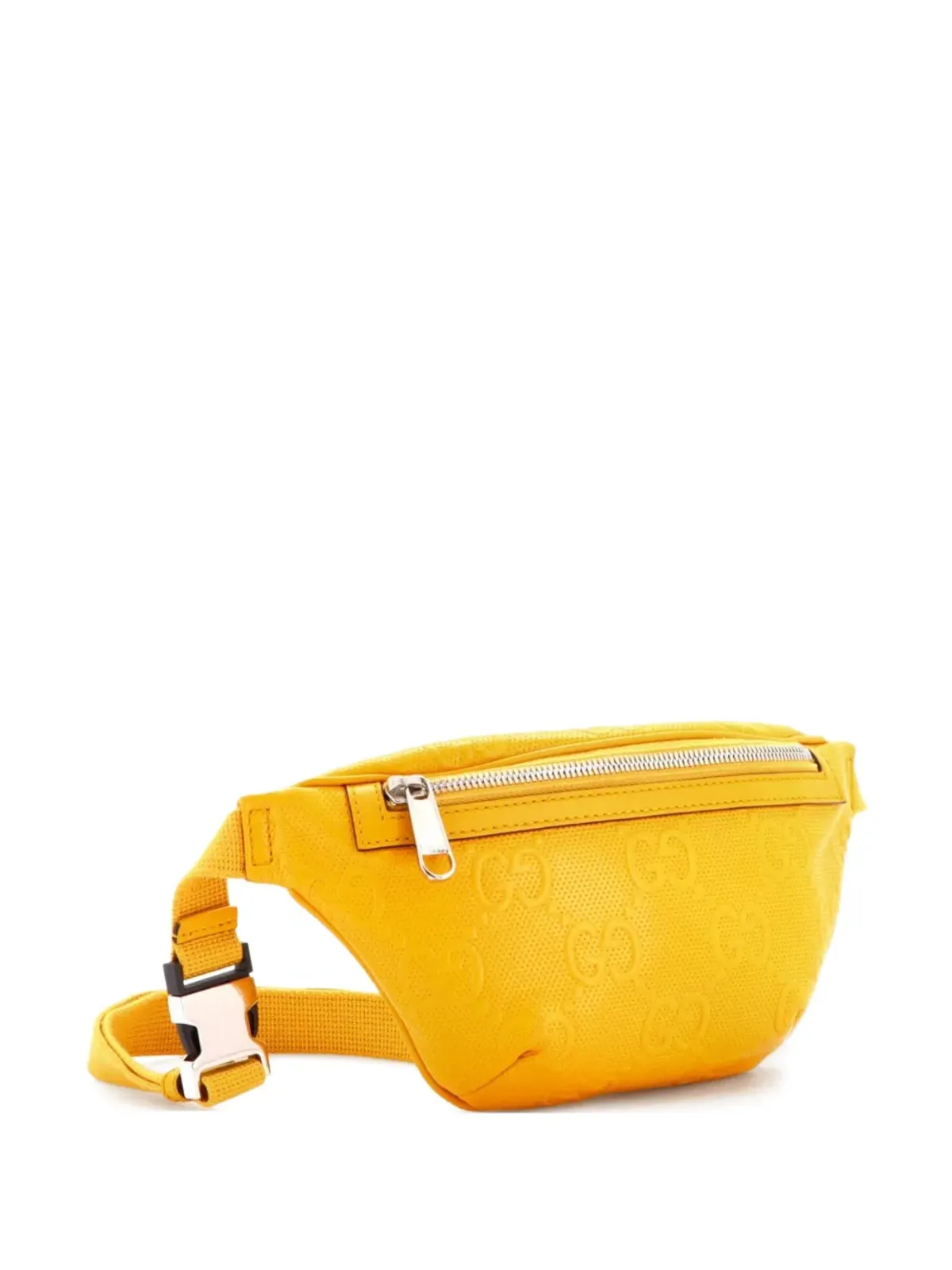 Gucci Pre-Owned GGエンボス加工パーフォレーテッドレザー ベルトバッグ - 画像3