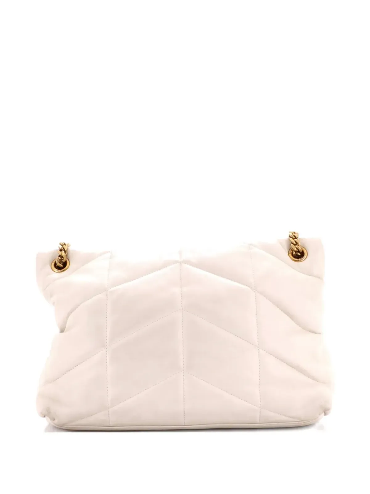 Saint Laurent Pre-Owned Loulou Puffer Quilted Leather Medium shoulder bag - Neutrals - 画像2