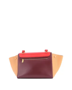 Celine Pre-Owned バイカラー トラペーズバッグ レザー ブラウン - サムネイル2