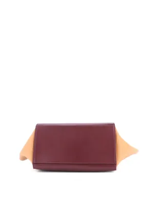 Celine Pre-Owned バイカラー トラペーズバッグ レザー ブラウン - サムネイル4
