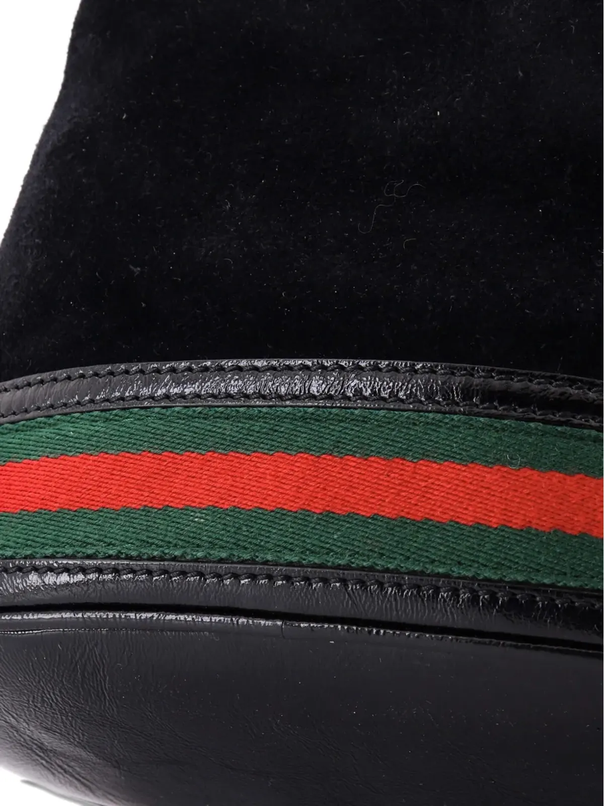 Gucci Pre-Owned オフィディア スエード バケットバッグ - 画像5