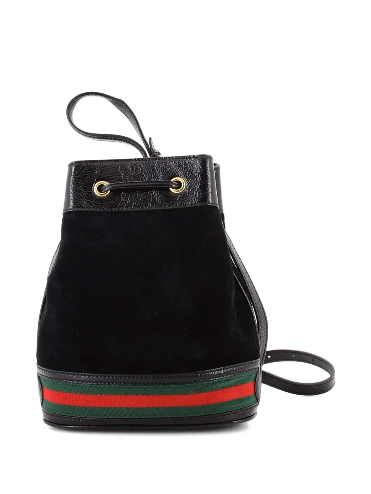 Gucci Pre-Owned オフィディア スエード バケットバッグ - 画像2