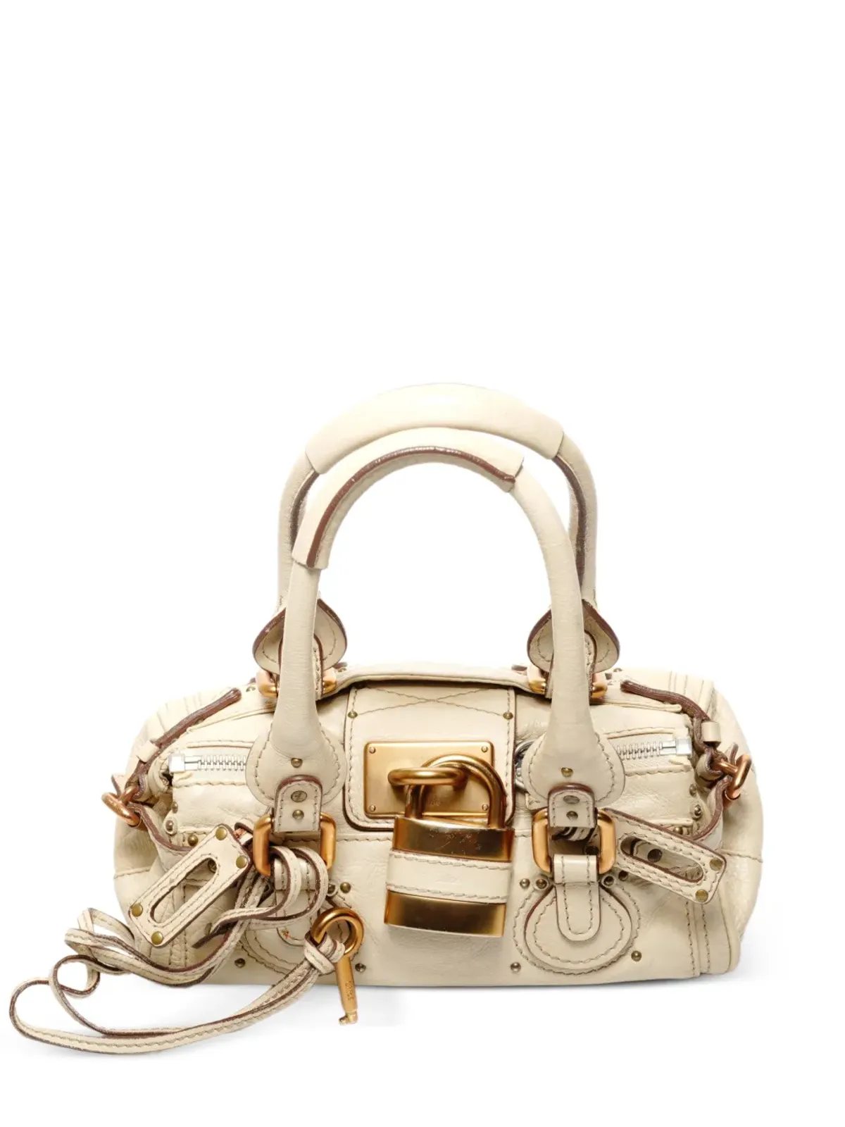 Chloé Pre-Owned レザー トートバッグ 2000-2015年製 - ベージュ系 - 画像1
