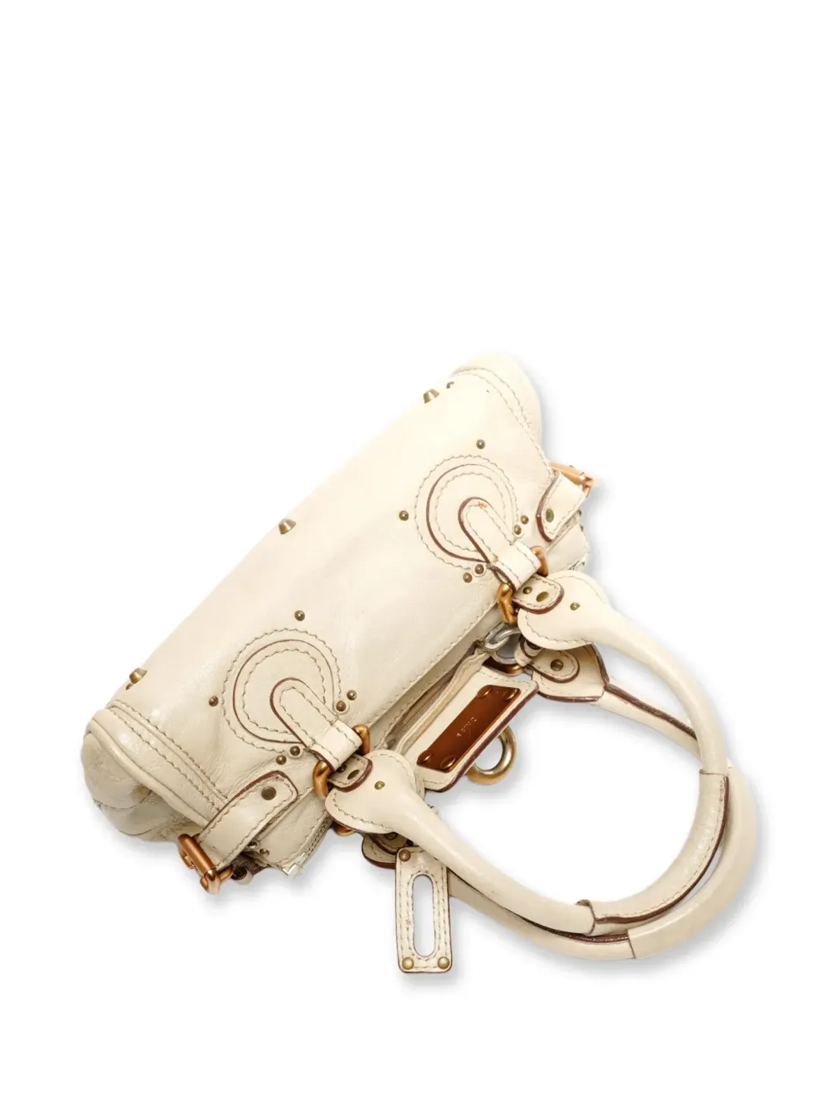 Chloé Pre-Owned レザー トートバッグ 2000-2015年製 - ベージュ系 - 画像5