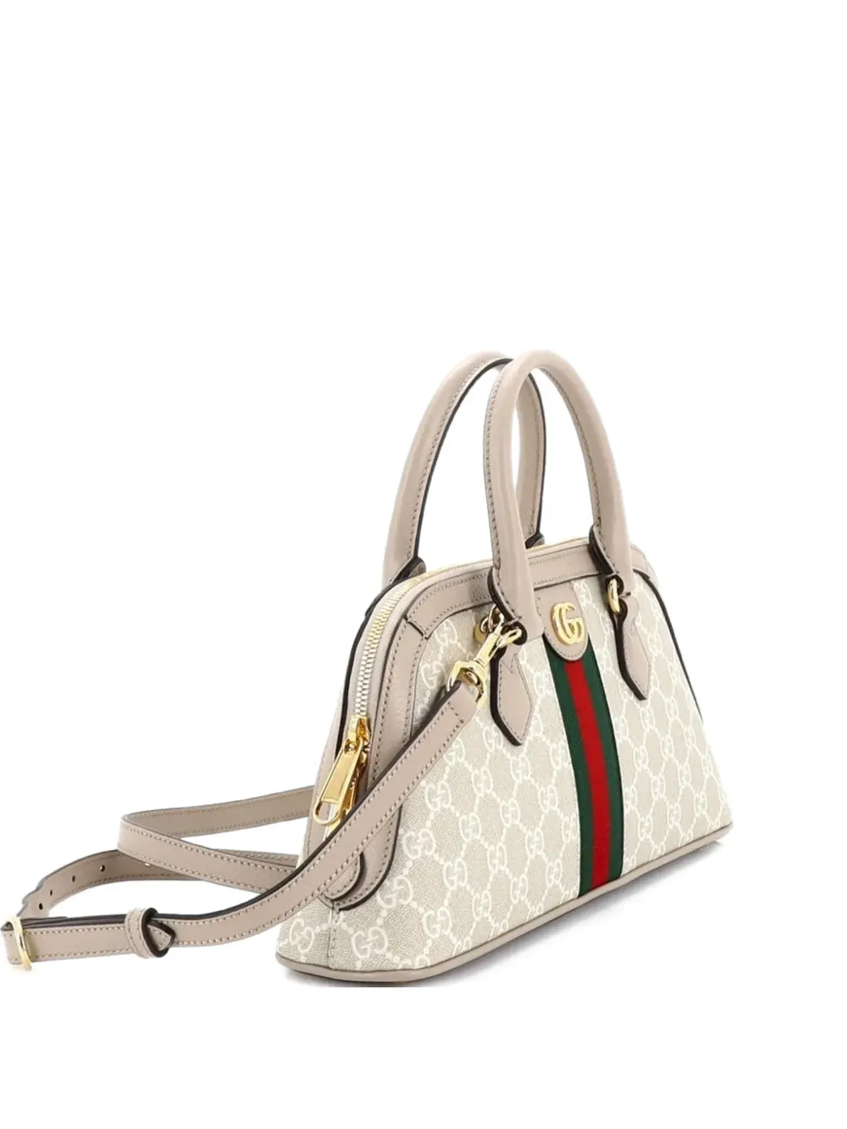 Gucci ビンテージ オフィディア ドーム型トップハンドルバッグ GG コーテッドキャンバス - 画像1