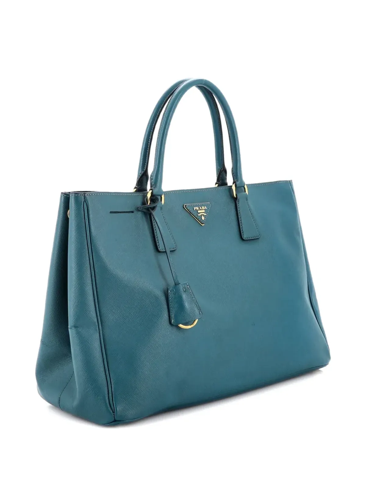 Prada Pre-Owned Lux Open Saffiano Leather Large tote bag - Blue - 画像3