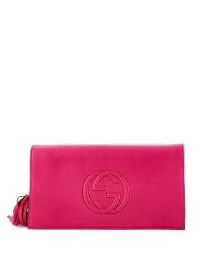 Gucci Pre-Owned ソーホー レザー クラッチバッグ ピンク - サムネイル1