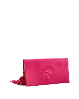 Gucci Pre-Owned ソーホー レザー クラッチバッグ ピンク - サムネイル3