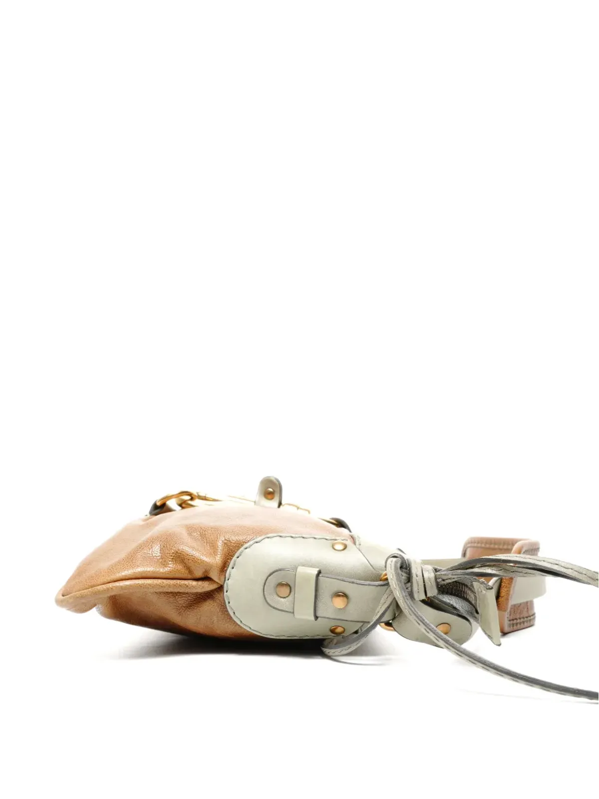 Chloé Pre-Owned 2000-2020s horse-charm shoulder bag - Brown - 画像4