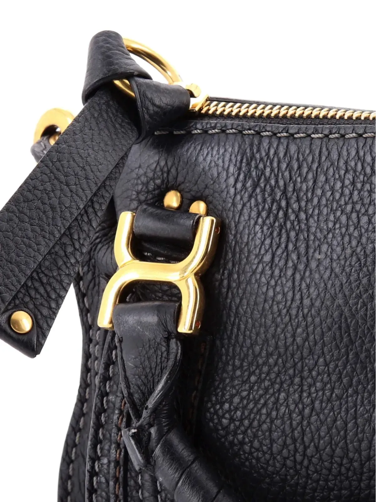 Chloé Pre-Owned マルシー・サッチェル ベビー クロスボディバッグ - 画像4
