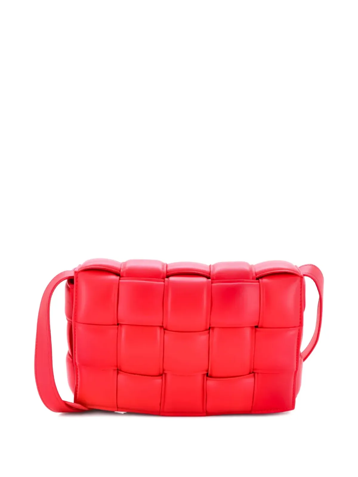 Bottega Veneta ヴィンテージ カセット パディド マキシ イントレチャート レザー クロスボディバッグ - 画像1