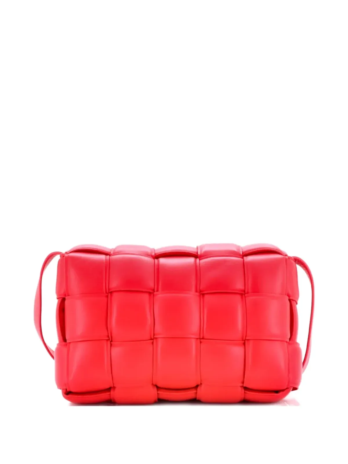 Bottega Veneta ヴィンテージ カセット パディド マキシ イントレチャート レザー クロスボディバッグ - 画像2