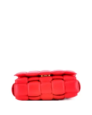 Bottega Veneta ヴィンテージ カセット パディド マキシ イントレチャート レザー クロスボディバッグ - サムネイル4