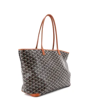 Goyard ビンテージ Artois Tote トートバッグ コーテッドキャンバス MM ショルダーバッグ - ブラック - サムネイル3