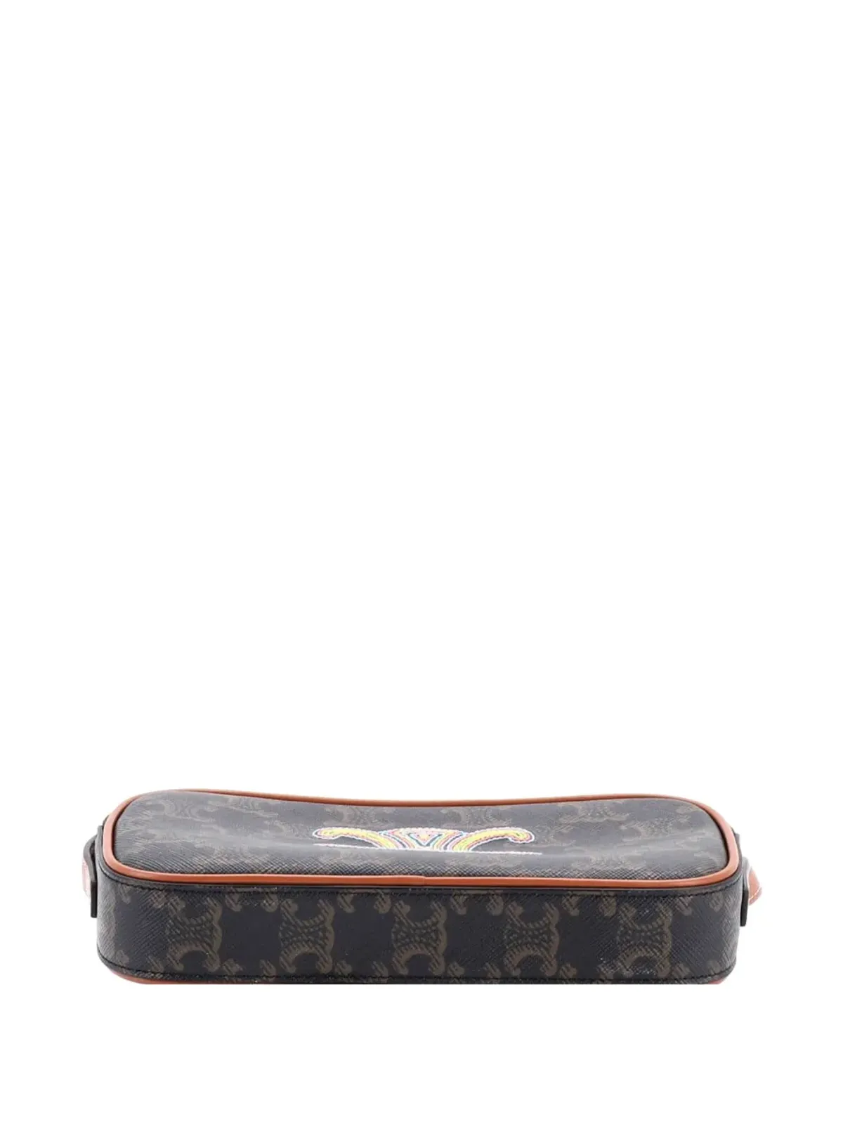 Celine Pre-Owned キュイール・トリオンフ カメラショルダーバッグ コーティングキャンバス×レザー 小型クロスボディバッグ - Brown - 画像3