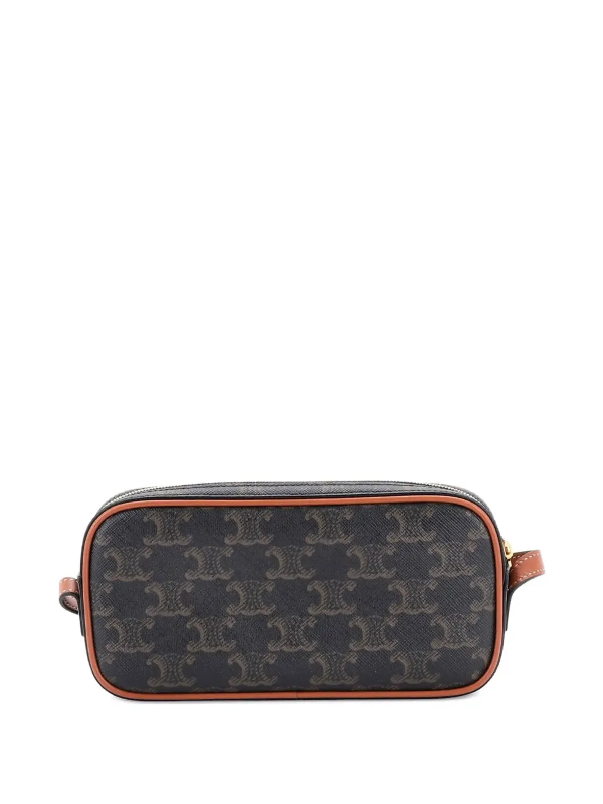 Celine Pre-Owned キュイール・トリオンフ カメラショルダーバッグ コーティングキャンバス×レザー 小型クロスボディバッグ - Brown - 画像4