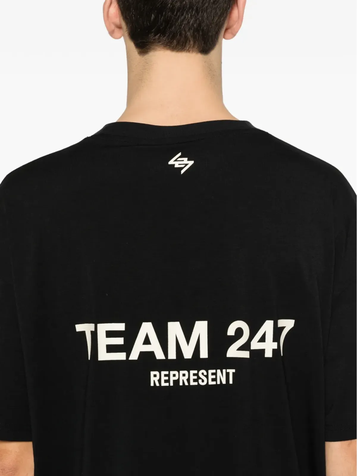 Represent クルーネック半袖Tシャツ - ブラック - 画像5