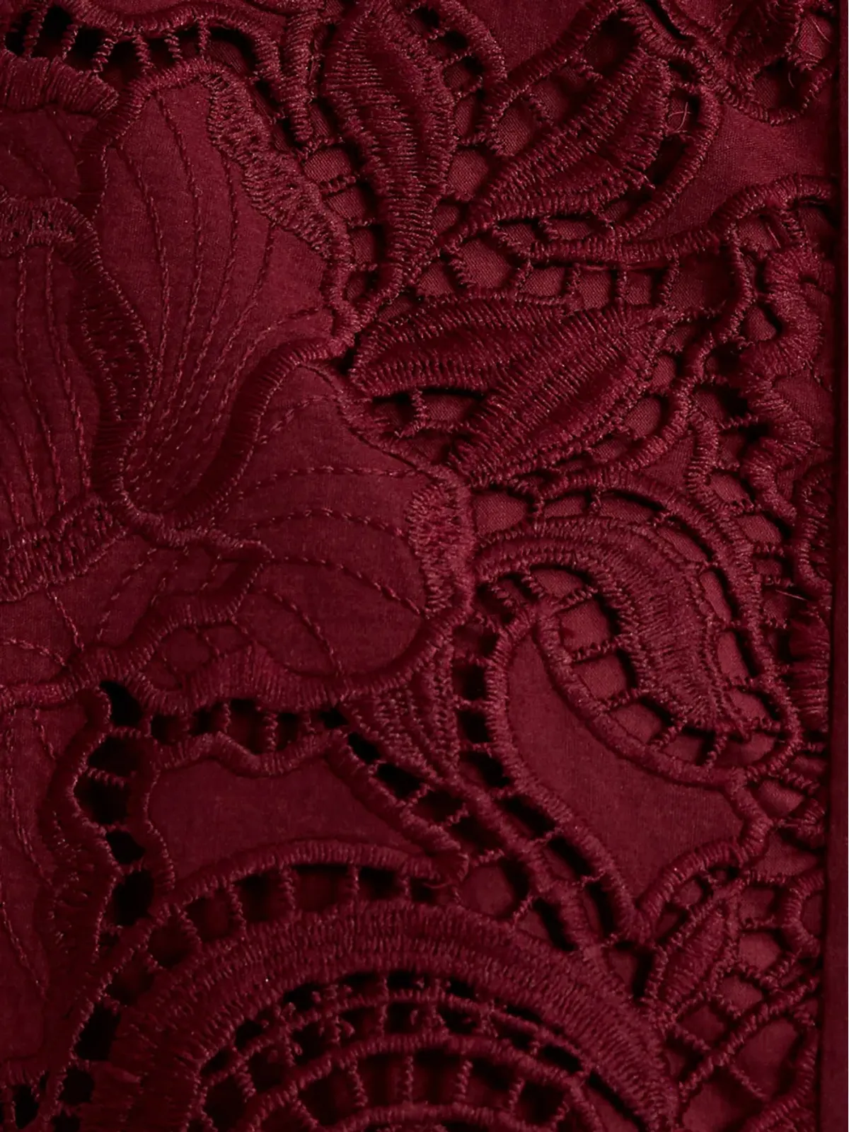 ERDEM フリル付きレースミディドレス - 画像5