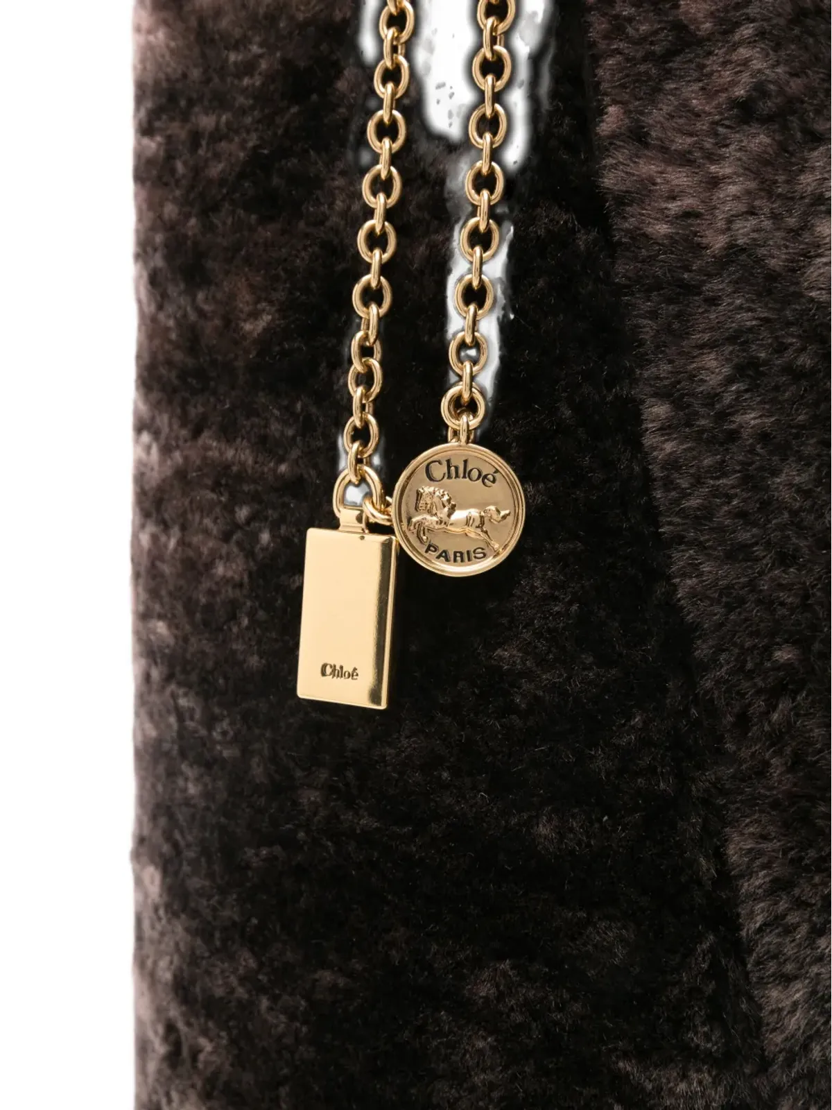 Chloé Spin シアリング トートバッグ - 画像4