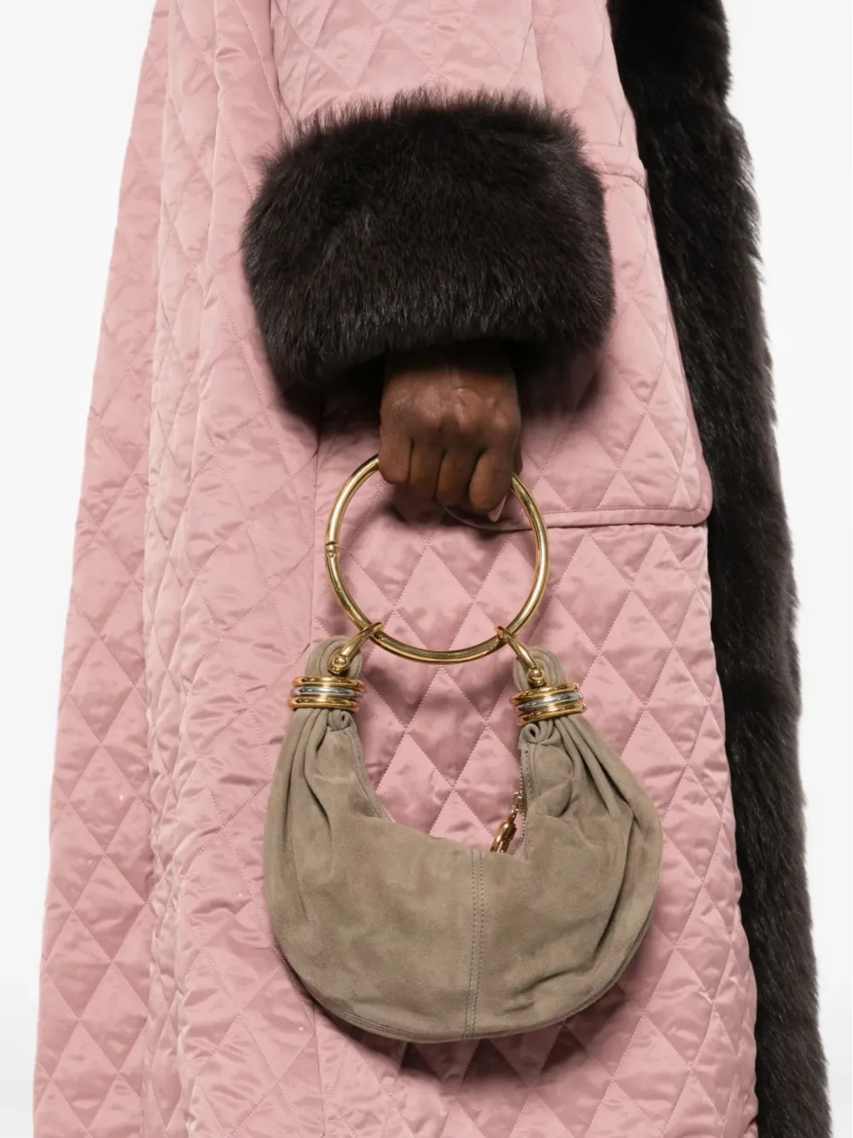 Chloé ブレスレットスエードトートバッグ - 画像2