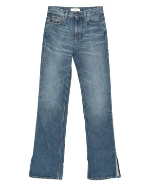 Chloé サイドスリット ストレートレッグジーンズ - ブルー - サムネイル1