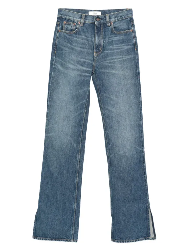 Chloe Chloé サイドスリット ストレートレッグジーンズ - ブルーの商品画像