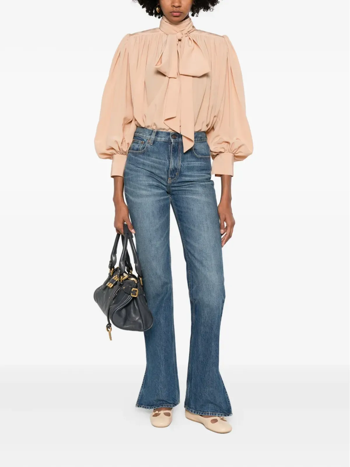 Chloé サイドスリット ストレートレッグジーンズ - ブルー - 画像2