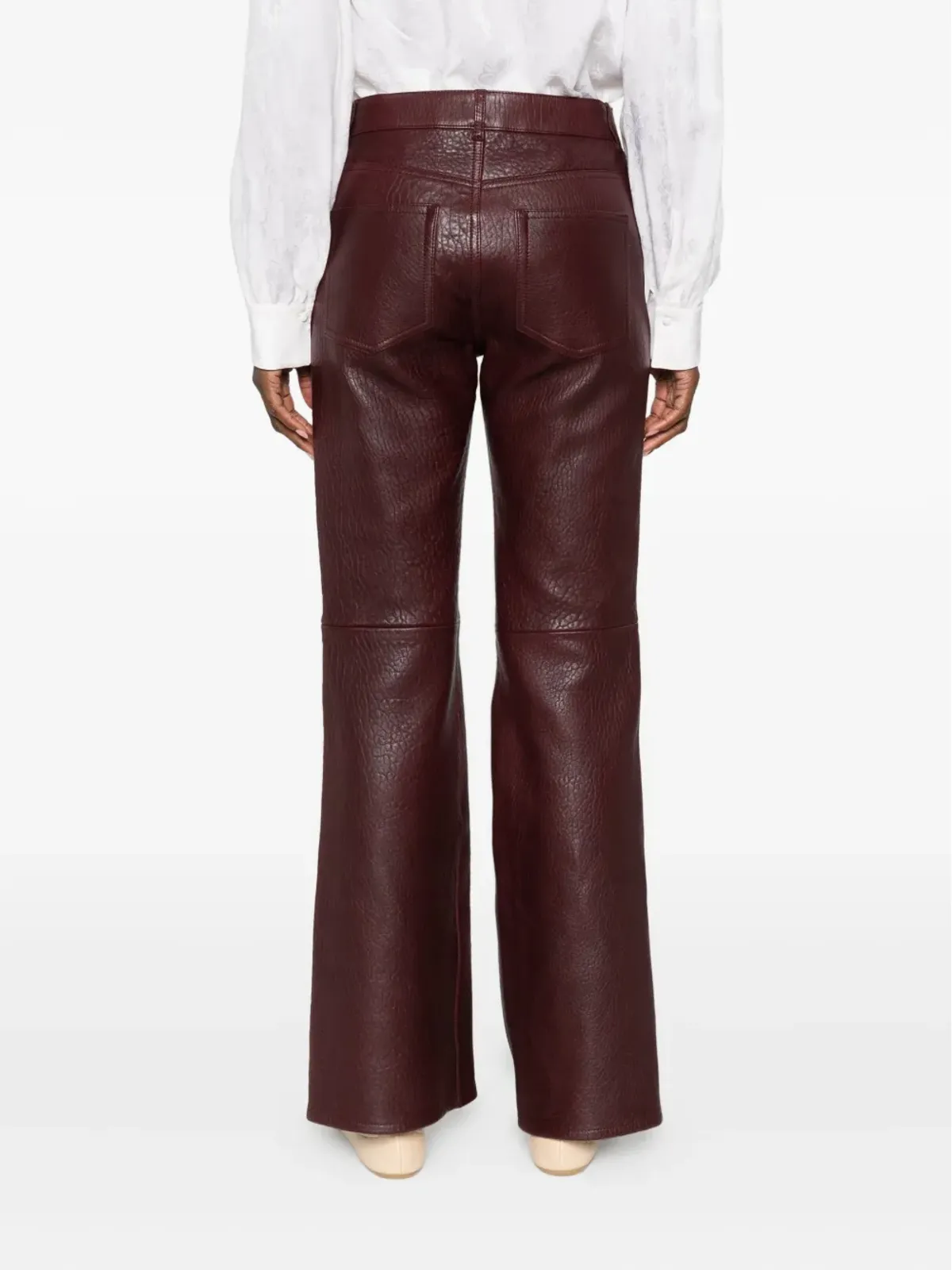 Chloé レザーのパンツ - 画像4