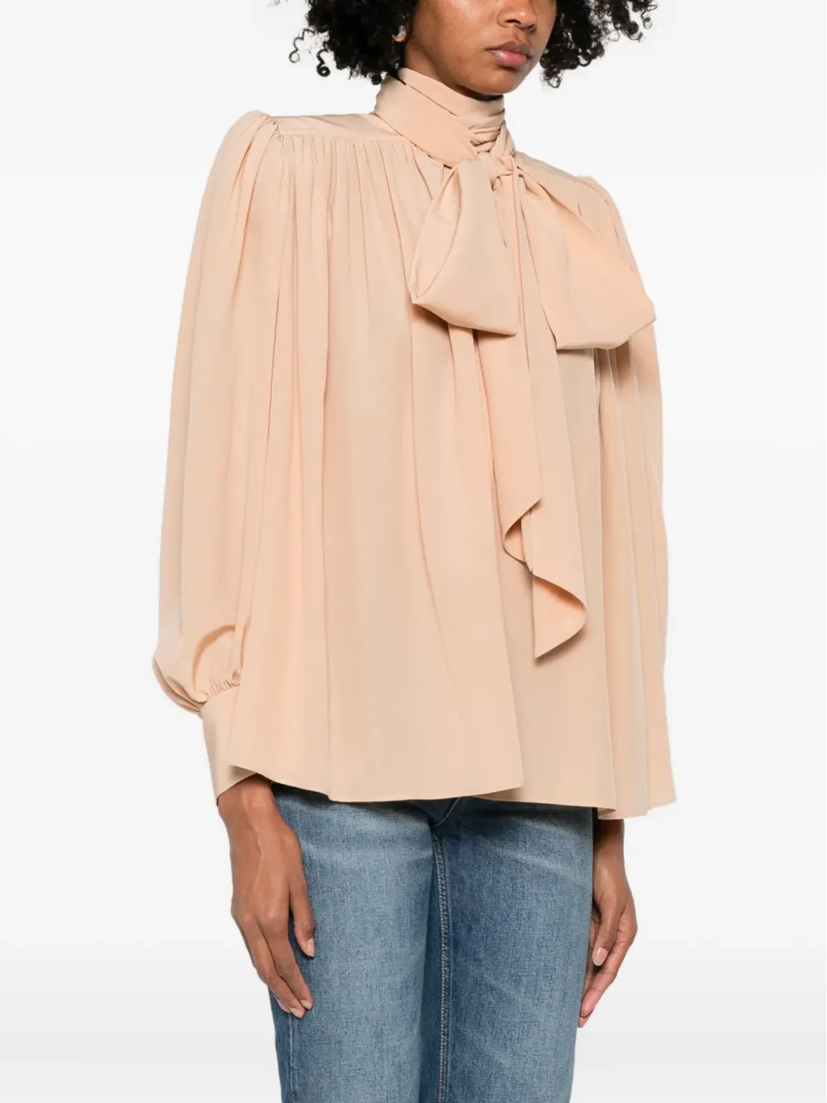 Chloé パウシーボウ長袖ブ4ラウス - 画像3