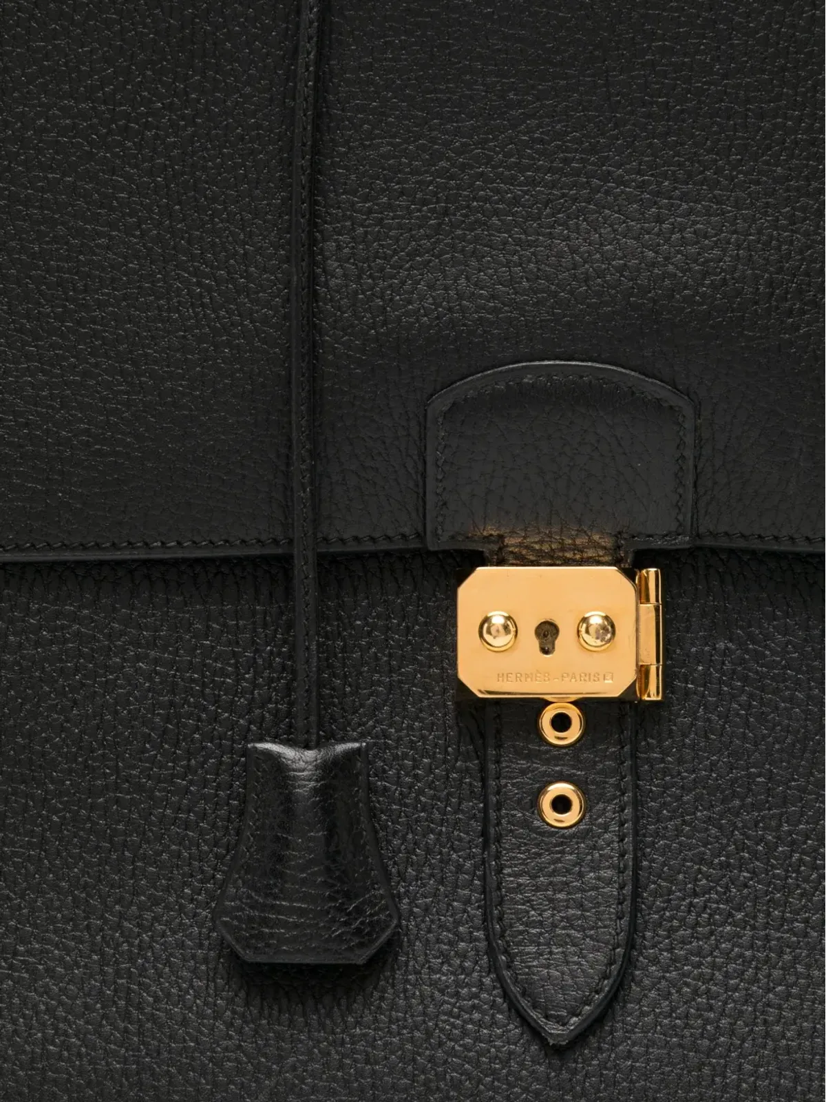Hermès Pre-Owned サック・ア・デペシュ レザー バッグ - ブラック - 画像3