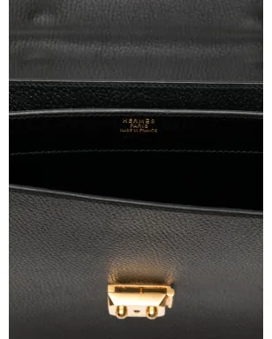 Hermès Pre-Owned サック・ア・デペシュ レザー バッグ - ブラック - サムネイル4