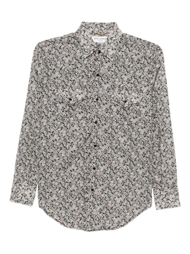 Saint Laurent Pre-Owned Saint Laurent Pre-Owned 花柄シャツの商品画像