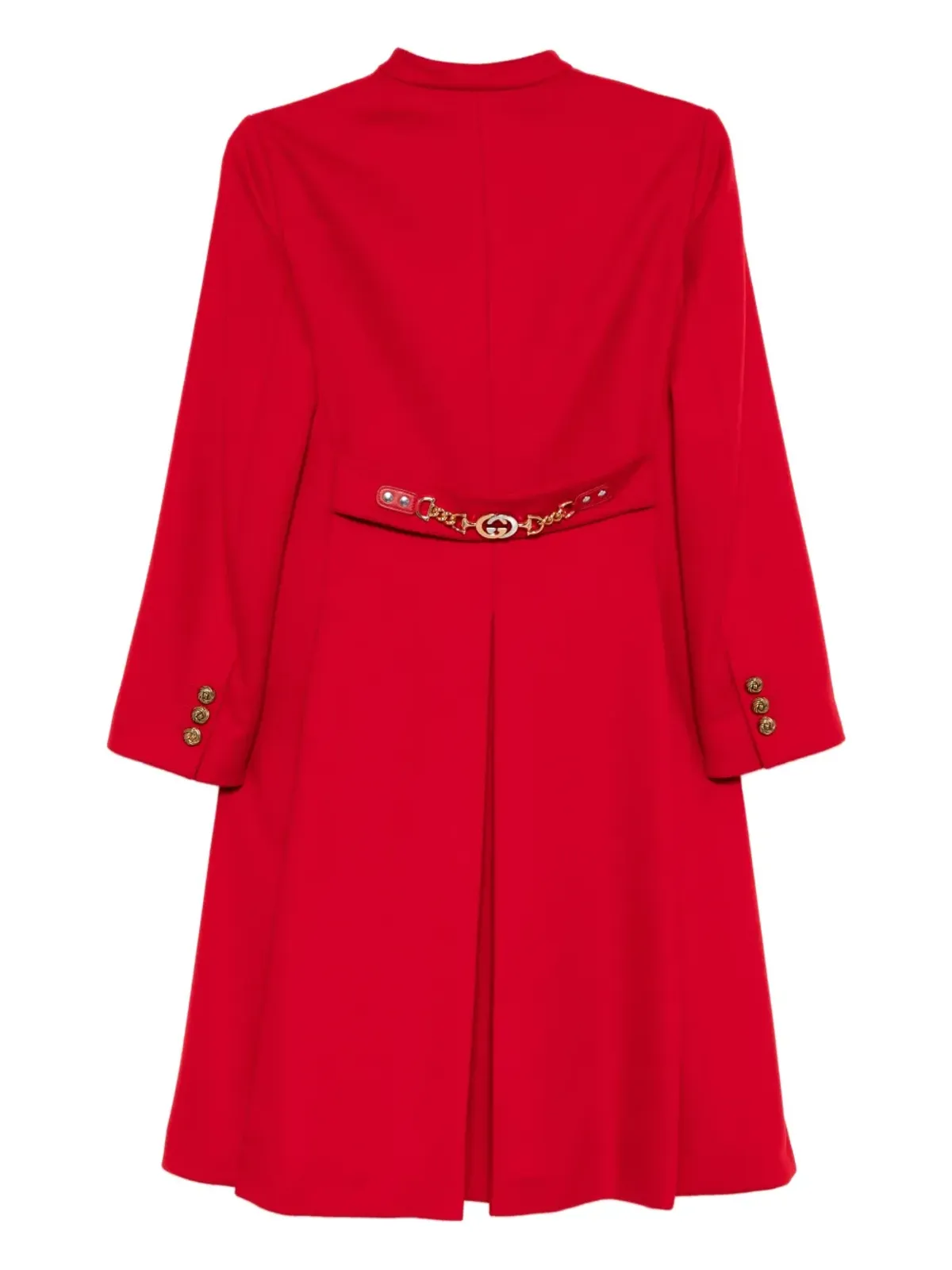 Gucci Pre-Owned シングルブレスト ウールコート - 画像2