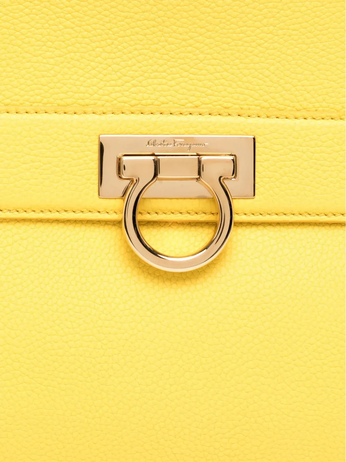 Ferragamo Pre-Owned Sofia two-way handbag - Yellow - 画像3