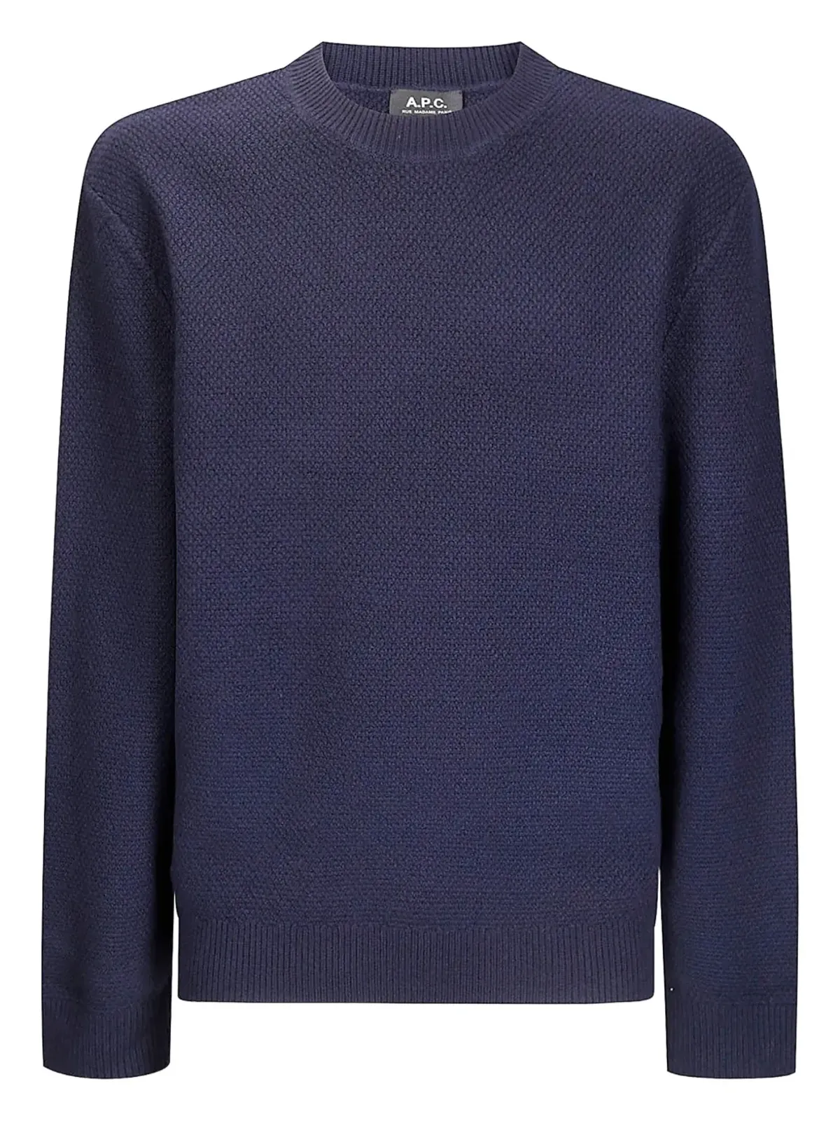 A.P.C. テクスチャードウール クルーネック セーター - 画像1