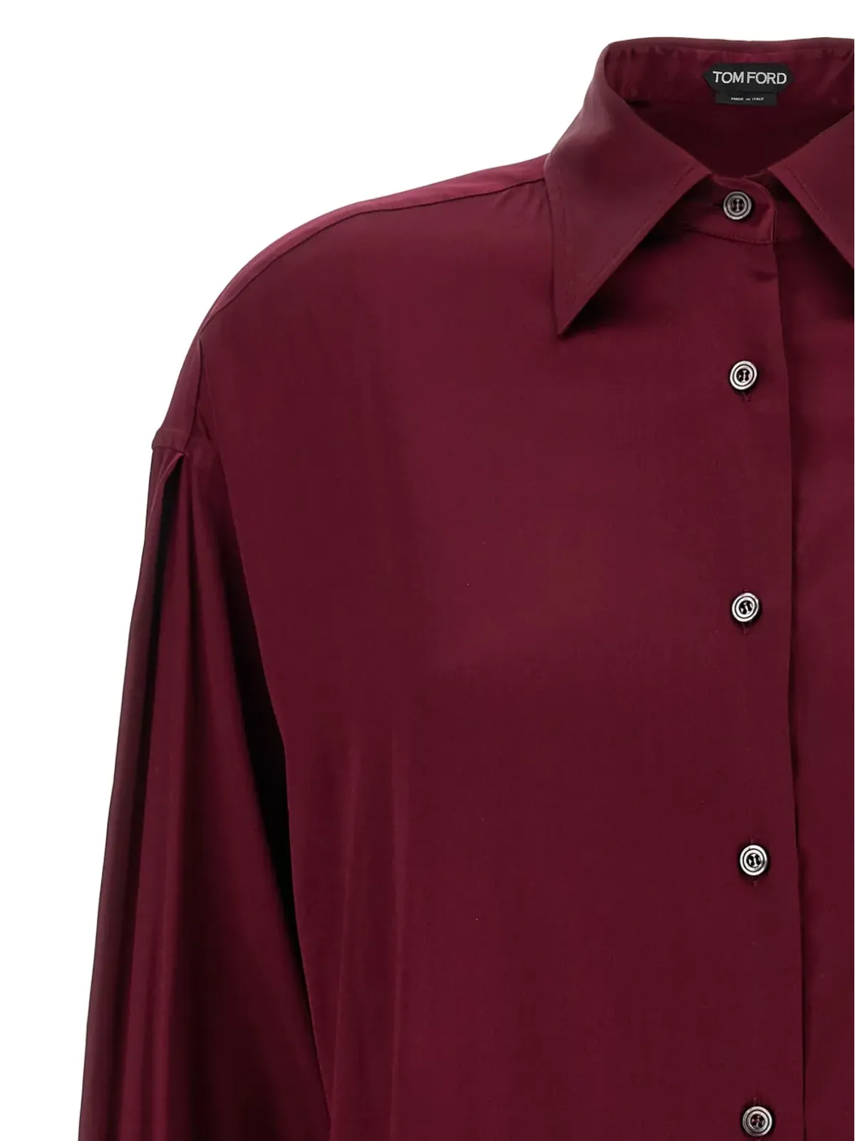 TOM FORD ボタンカフス付きシャツ - レッド - 画像4