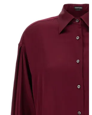 TOM FORD ボタンカフス付きシャツ - レッド - サムネイル4