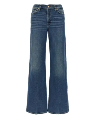 7 For All Mankind ストーンウォッシュド・ワイドレッグジーンズ - サムネイル1