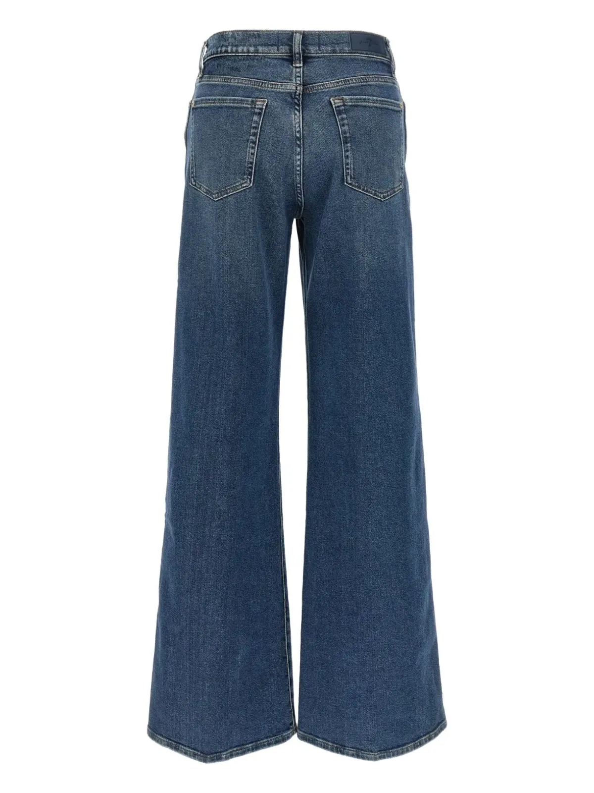 7 For All Mankind ストーンウォッシュド・ワイドレッグジーンズ - 画像2