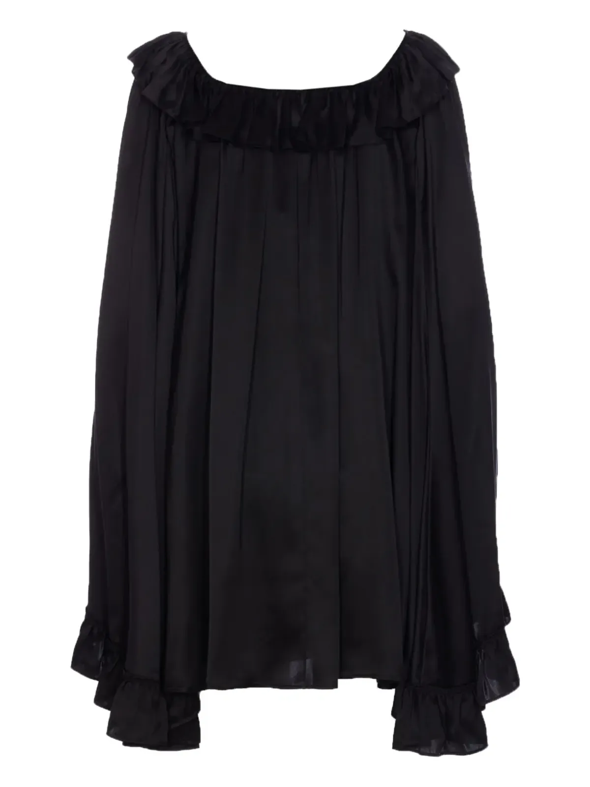 Chloé ラッフルネック長袖ドレス - 画像2