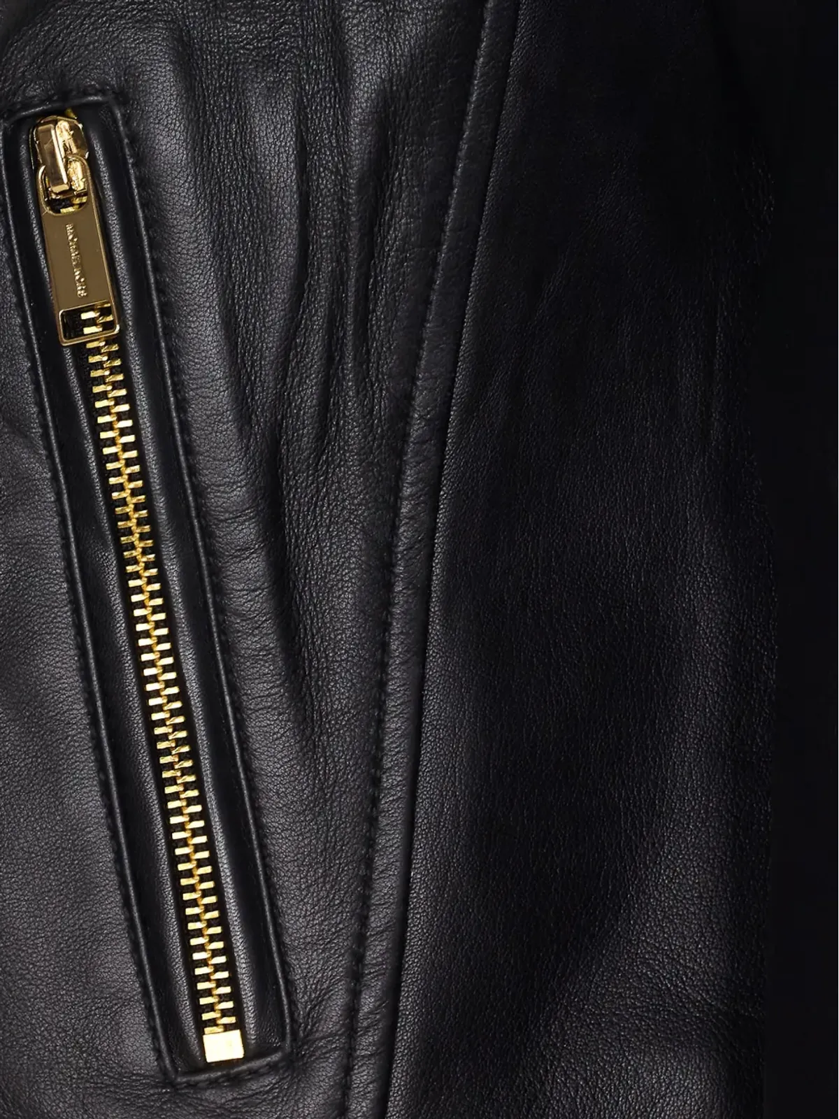 Michael Michael Kors ジップポケット レザー ジャケット ブラック - 画像3