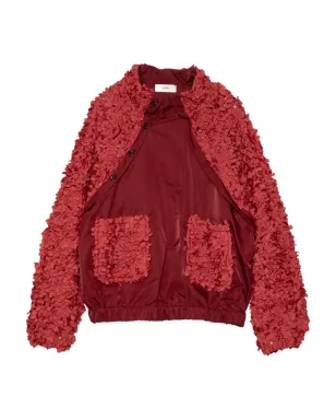 Muller Of Yoshiokubo Flowy floral-appliqué sweatshirt - Red - サムネイル1