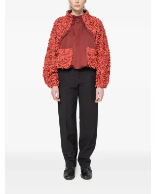 Muller Of Yoshiokubo Flowy floral-appliqué sweatshirt - Red - サムネイル2