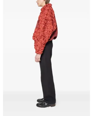 Muller Of Yoshiokubo Flowy floral-appliqué sweatshirt - Red - サムネイル3