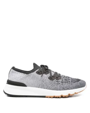 Brunello Cucinelli ニットスニーカー ブラック - サムネイル1