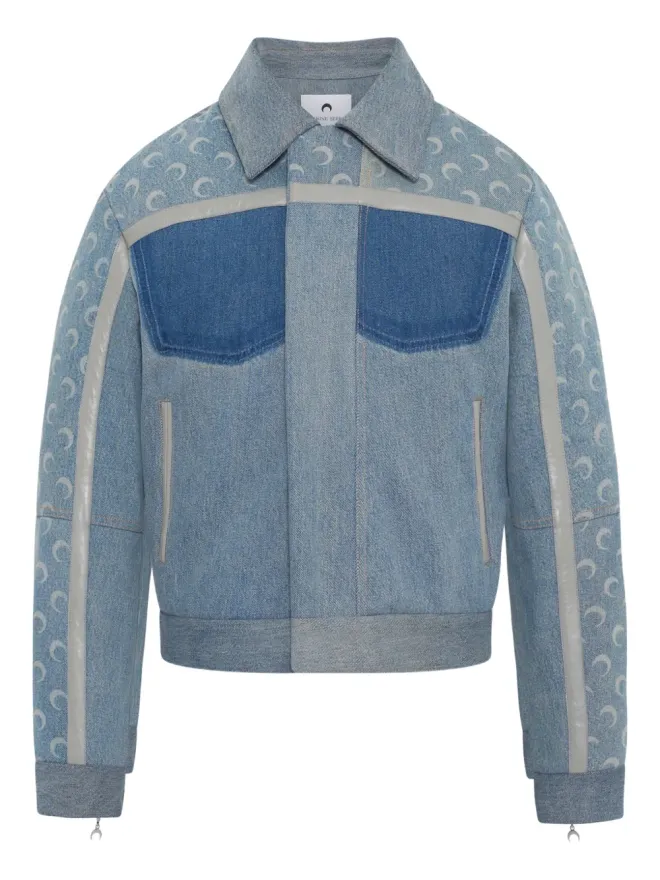 Marine Serre Marine Serre ムーンプリント パネルドジャケットの商品画像