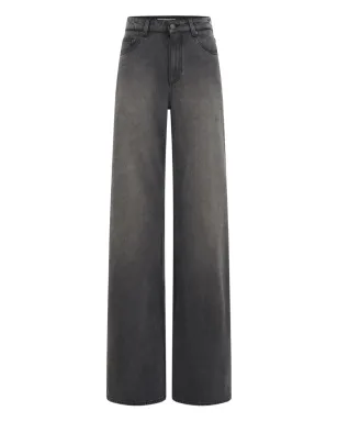 Marine Serre レーザーウォッシュ フレアジーンズ - サムネイル1